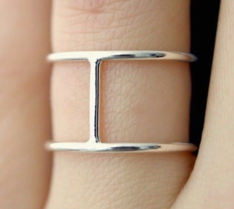 Sterling Silver Cage Ring - Centered, Inc.