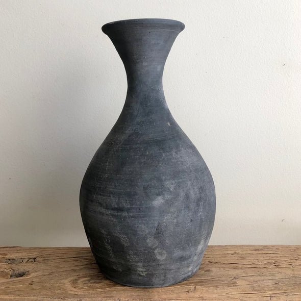 Vintage Clay Water Vase - Centered, Inc.