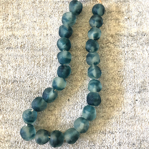Artisan Recycled Glass Beads, X-Large