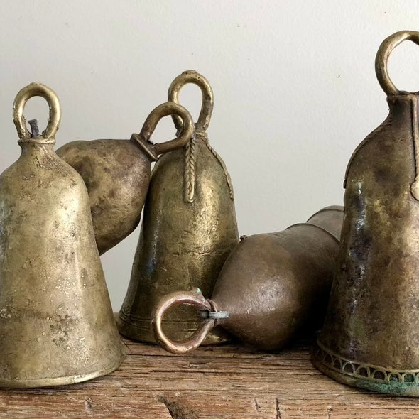 Vintage African Bronze Bell - Centered, Inc.