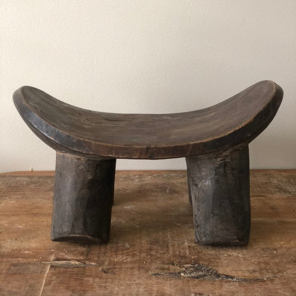 Antique African Stool, Small - Centered, Inc.