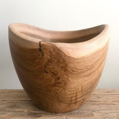 Modern Teak Bowl, Small - Centered, Inc.