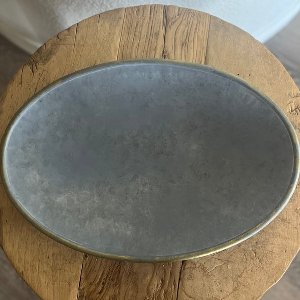 Oval Metal Tray - Centered, Inc.