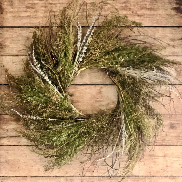 Preserved Lavender Wreath - Centered, Inc.