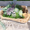 Reclaimed Wood with Faux Succulents - Centered, Inc.